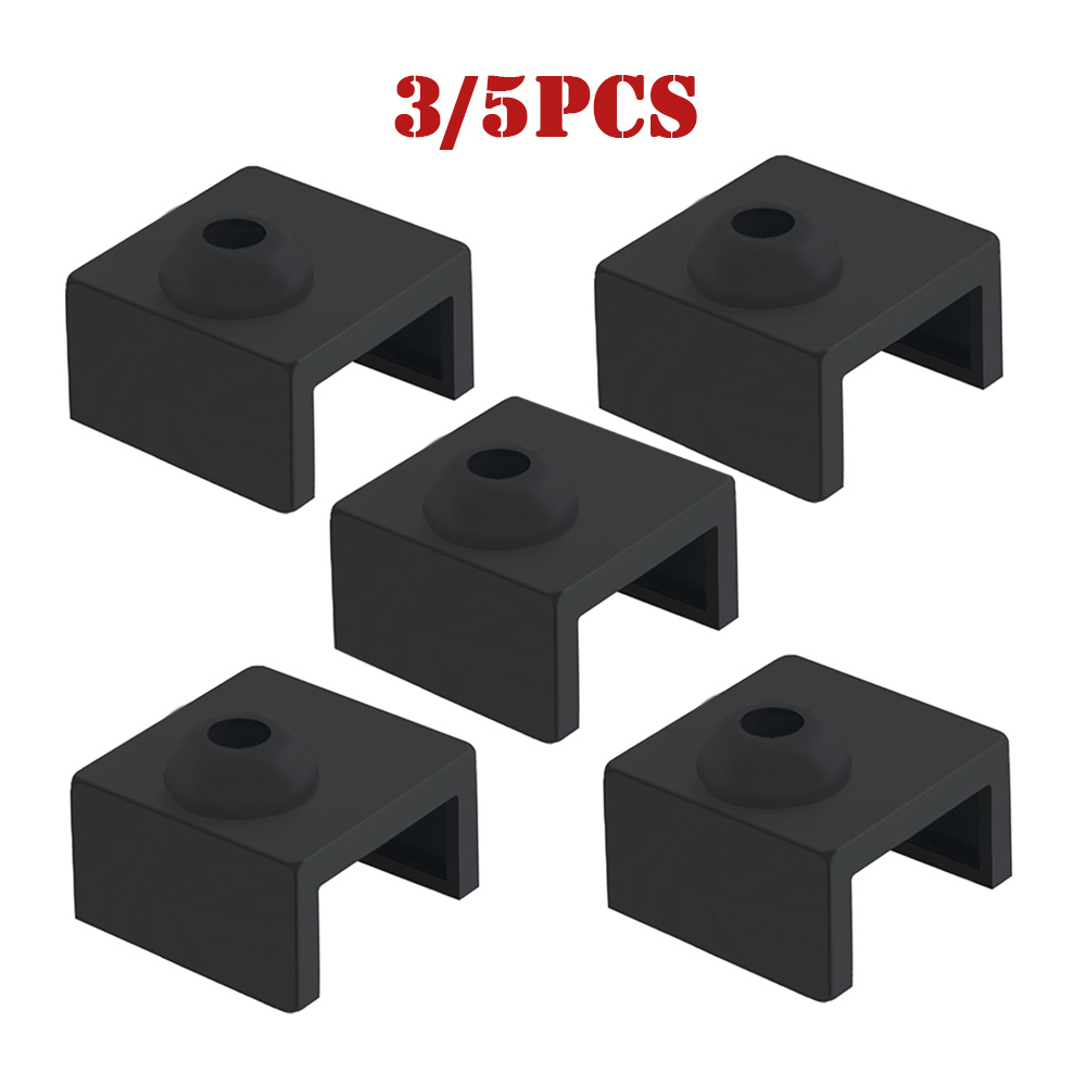 Chaussette d'imprimante en Silicone pour MK7 MK8 MK10, couvercle de bloc chauffant pour extrudeuse Hotend en aluminium j-head pour CR-10 Ender3
