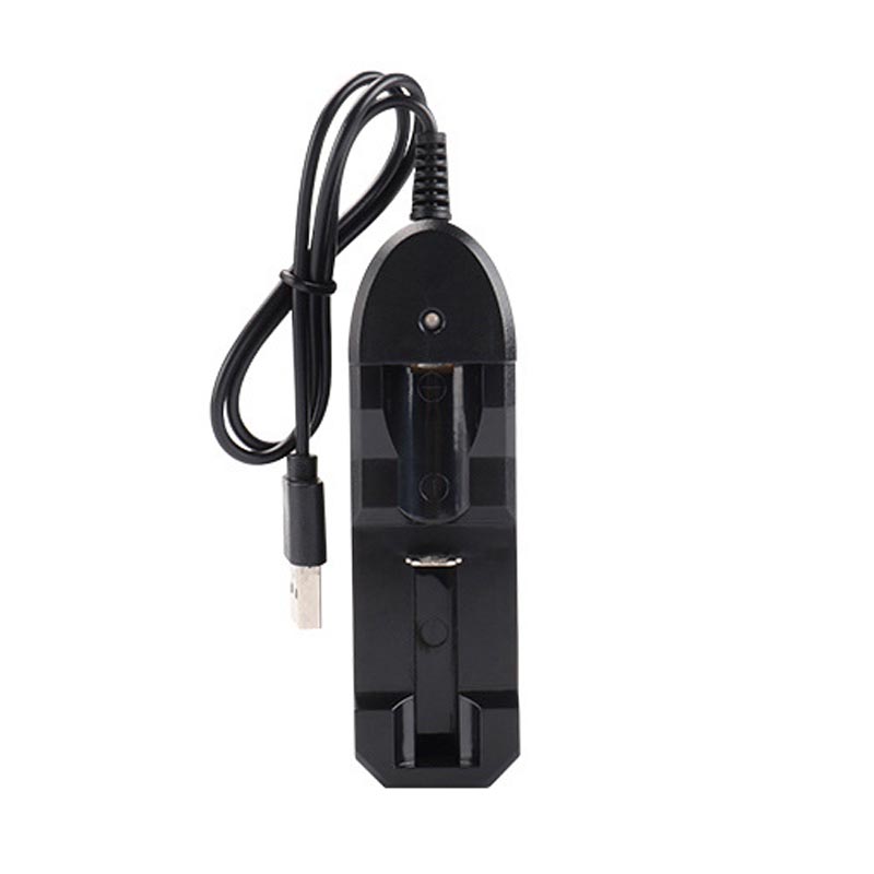 Usb 18650 batterioplader til 3.7v li-ion tr imr 14500 16650 14650 18350 18500 16340 18650 genopladeligt batteri: 1 pladser