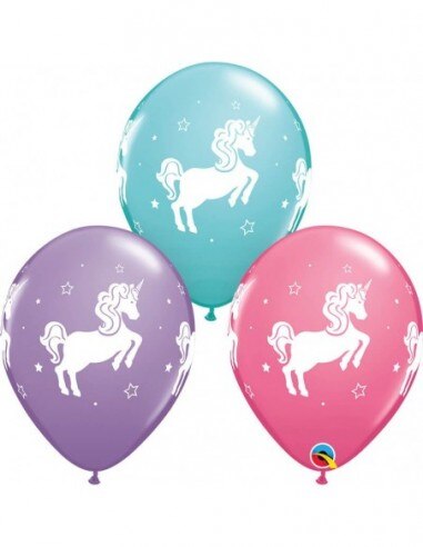 Ballon Unicorns Modieuze Ronde 28cm Diverse
