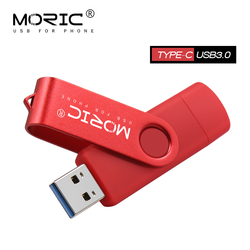Oryginalny mini USB 3.0 pamięć USB 128GB 64GB 32GB 16GB Pen Drive Pendrive USB 3.0 pamięć Flash Drive dysk USB Flash: 512GB / red
