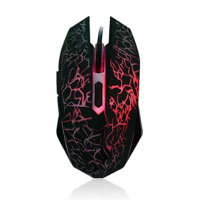 Wired Gaming Mouse 6 Button LED 5500 DPI USB Computer Mouse Gamer Mice Silent Mause With Colorful Backlight For PC Laptop: Default Title