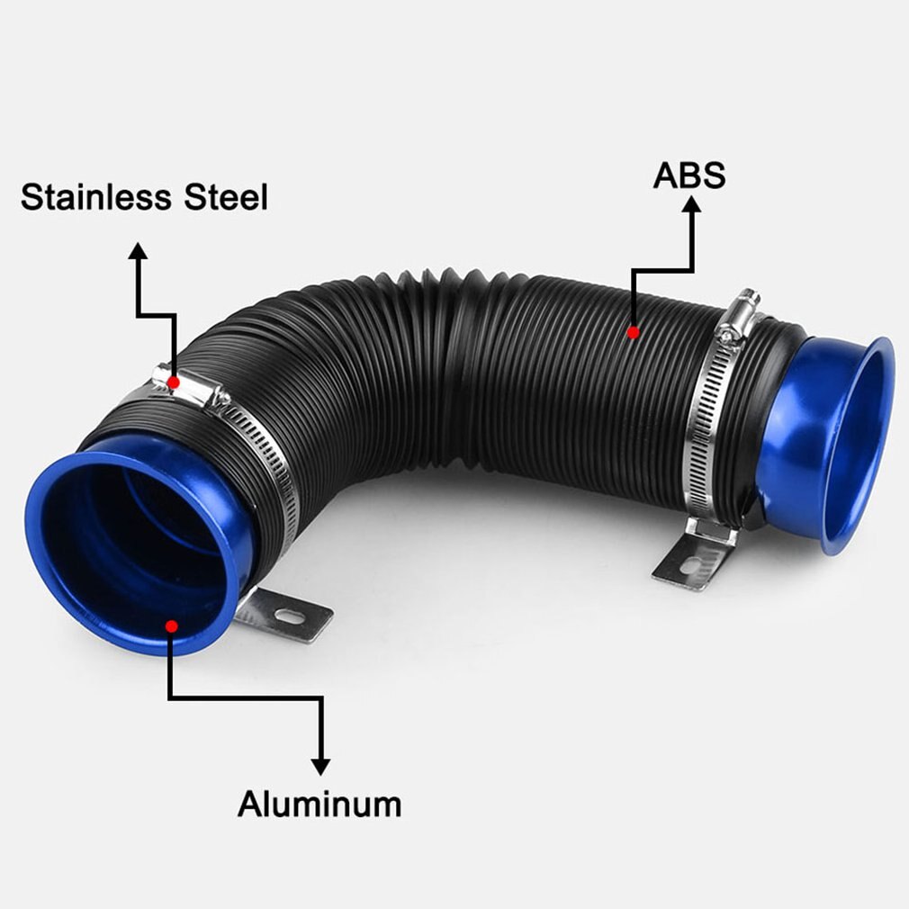Multi Flexible Adjustable Car RAM/COLD Air Intake Piping Turbo Duct Inlet Hose
