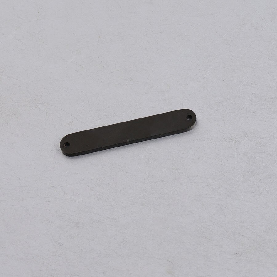 Fnixtar 20 Stks/partij 1.5*6*35Mm Spiegel Polish Rvs Rechthoek Stempelen Blanco Bar Charme Voor Diy sieraden Maken Ketting: black color 2