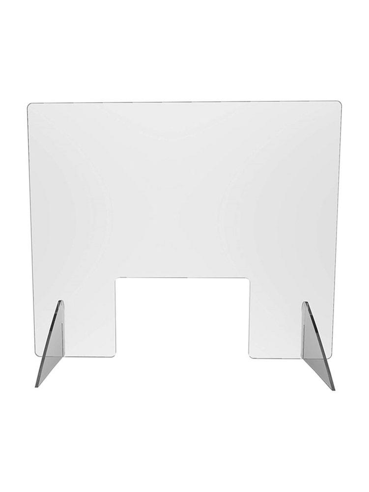 Acrylic Sneeze Guard Shield Clear Perfection Reception Side Counter Sprayed UV Cut Transparent Height Protection Screens