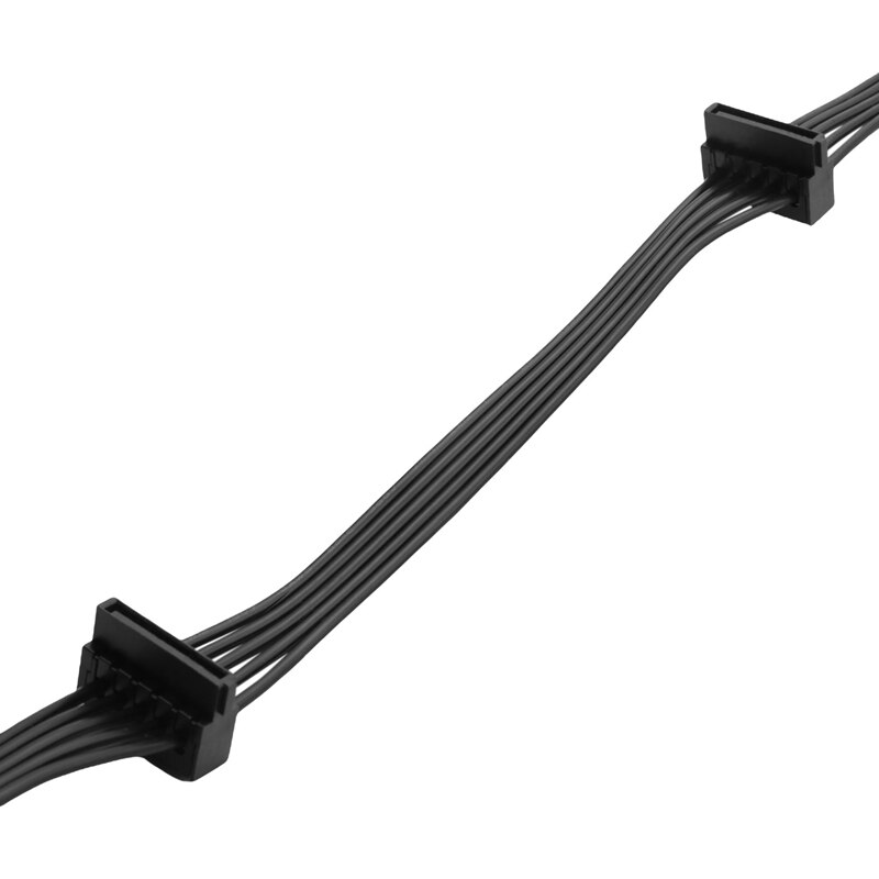 6 Pin 1 To 4 SATA Modular Power Supply Cable For CORSAIR Rmx Series RM550X RM650X RM750X RM850X RM1000X , 2Pcs