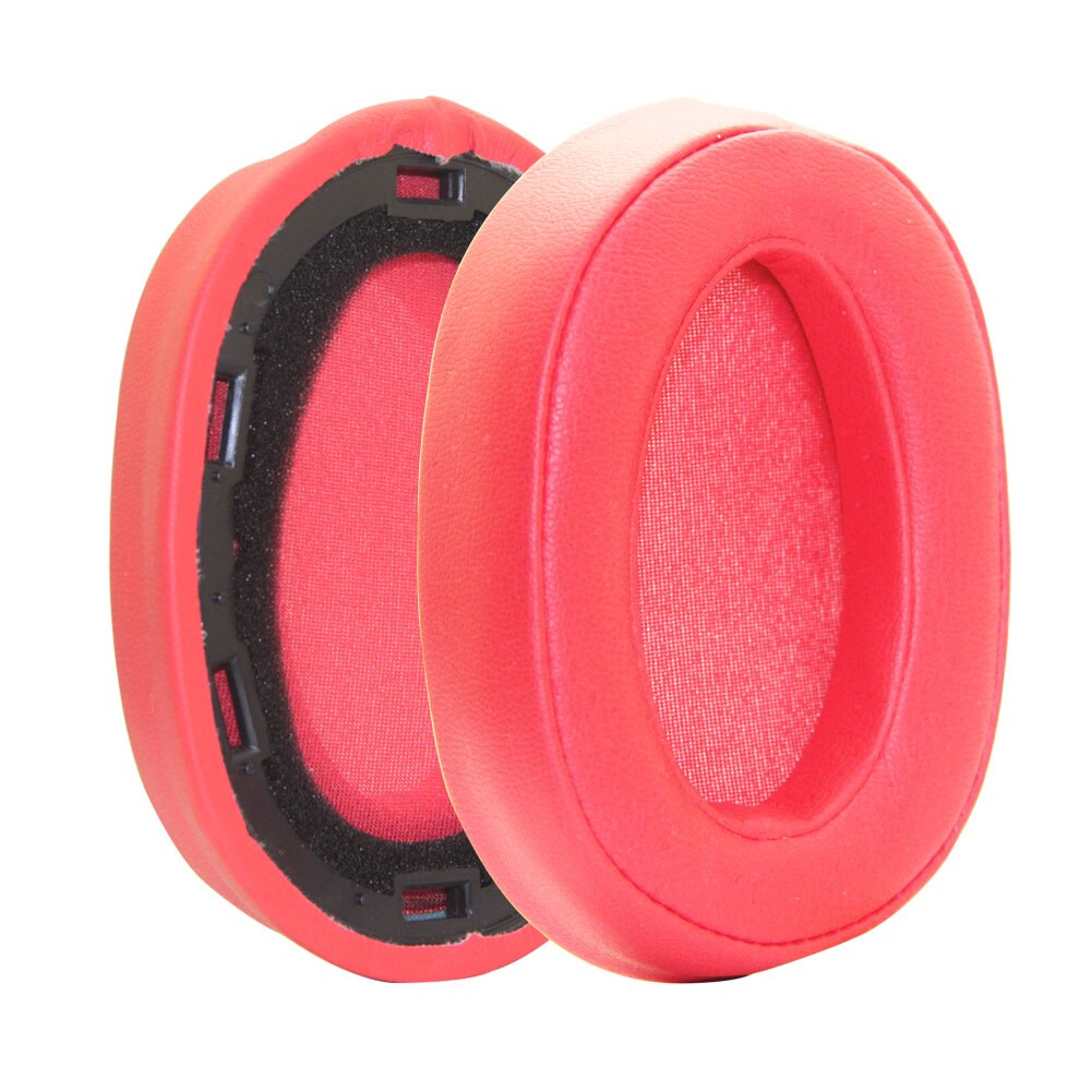 Poyatu 100ABN Ear Pads for SONY MDR-100ABN H900N WH-H900N Headphone Replacement Ear Pad Cushion Cups Cover Earpads Repair Parts: Red