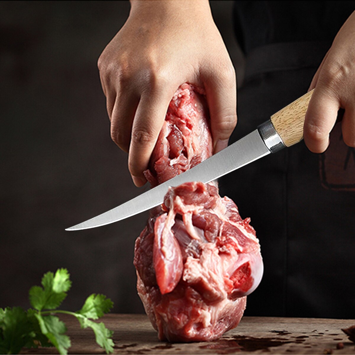 Kitchen Filleting Knife Fish Boning Knife Stainless Steel Knife Sushi Bone Meat Cleaver Fish Fruit Vegetable Cooking Chef Knife