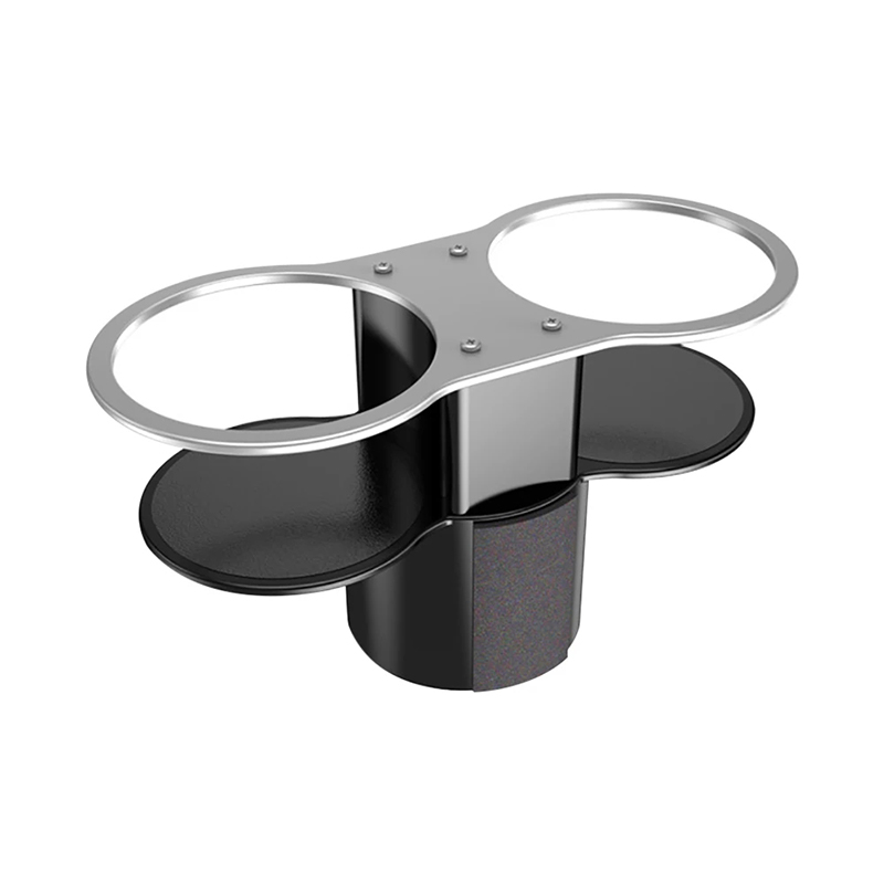 Universal Car Cup Holder Drinks Holders Double Hole Automotive Mount Holder Stand Car Bracket Drink Holder: Default Title