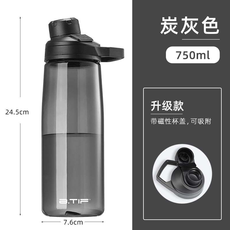 Sport Kids Shaker Fles Water Opvouwbare Pomp Gym Water Fles Plastic Frosted Glas Kids Borraccia Termica Home Decor JJ60WB: style6