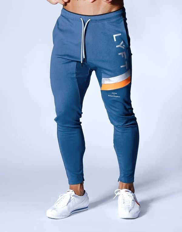 Mannen Elastische Band Casual Broek Broek Fitness Sport Broek Dieptepunt Strakke Skinny Broek Broek Gym Jogging Sport Broek: M / YL-0024-2