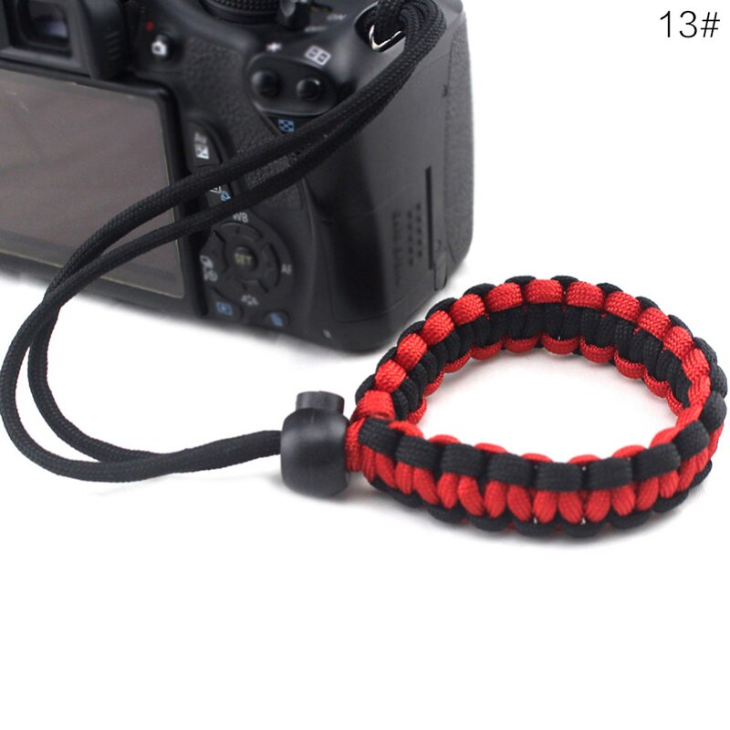 1 Pc 19 Style Digital Camera Wrist Hand Strap Hand-made Parachute Rope Camera Wristband for Nikon Canon Sony Pentax