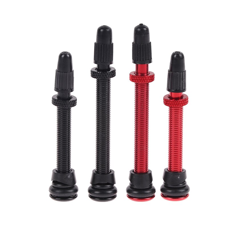 1 Paar 58/72Mm Legering Stem Tubeless Kit Compatibel Presta Ventiel Voor Road Mtb Fiets Tubeless Banden Messing core