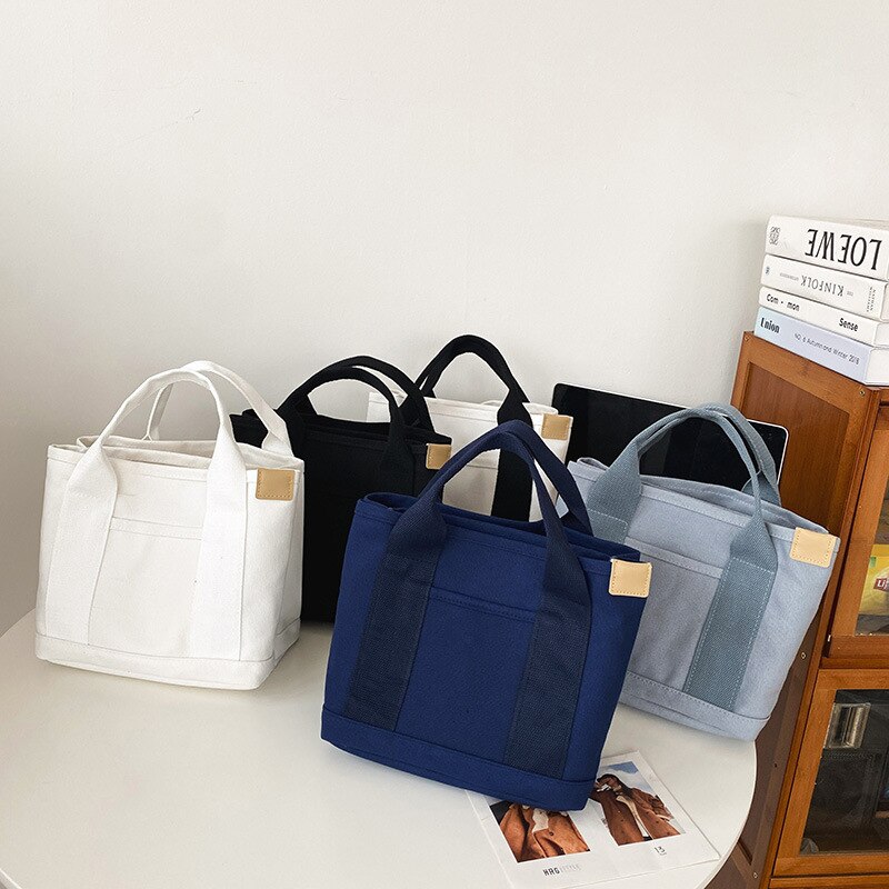 Primavera ed estate nuovo giapponese grande capacità mille strati borsa di tela borsa borsa da donna con borsa piccola borsa moda mamma