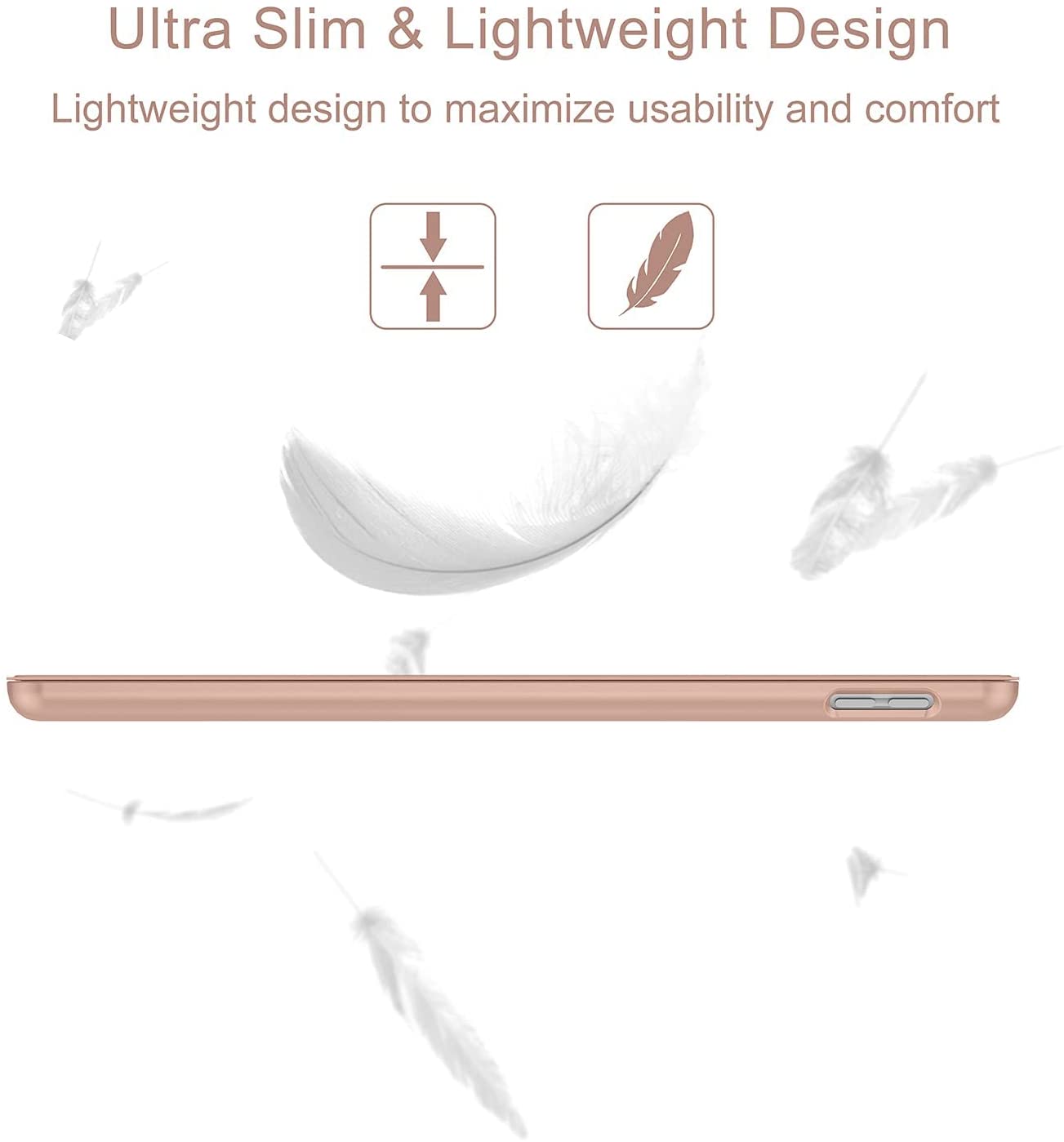 Custodia ripiegabile per iPad custodia per Tablet da 10.2 pollici per iPad 7th 8th 9th generazione custodia protettiva