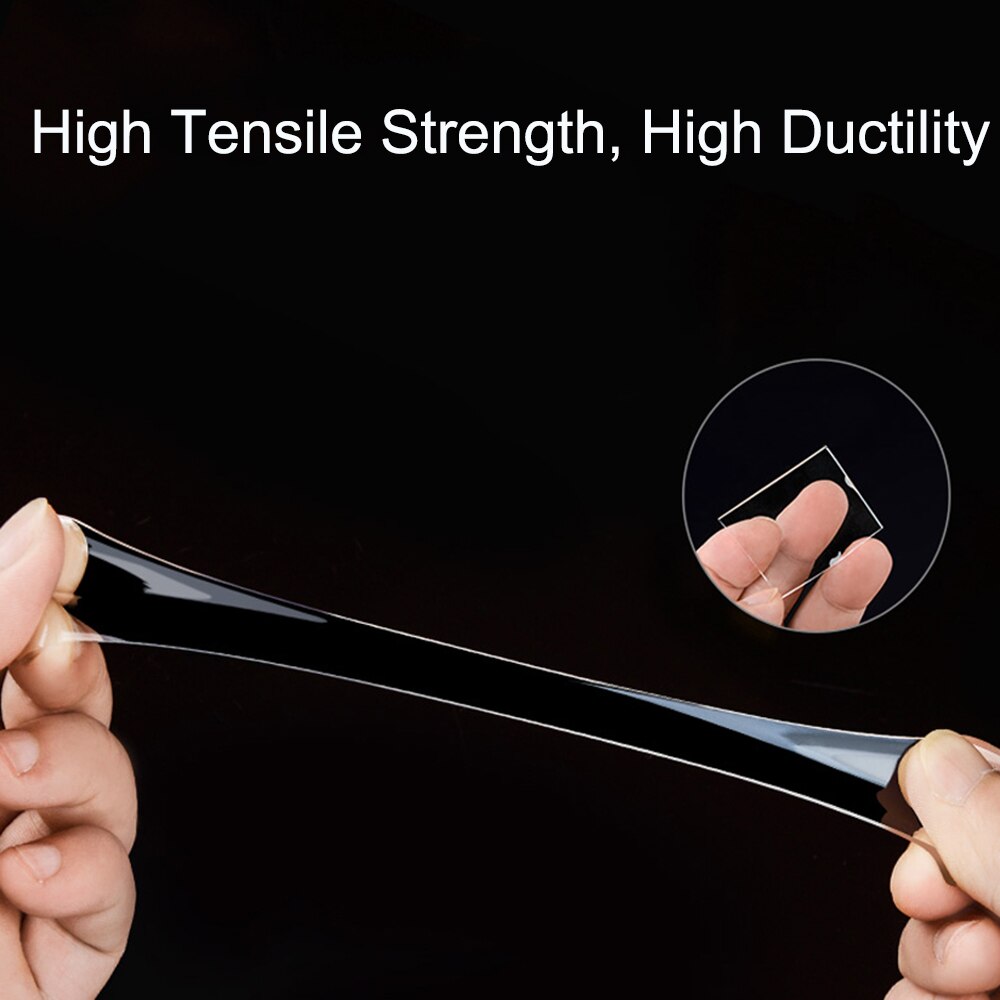 Clear Magic Nano-tape Washable Reusable Double-Sided Tape Adhesive Nano Traceless Sticker Removable Universal Disks Glue 12 Size