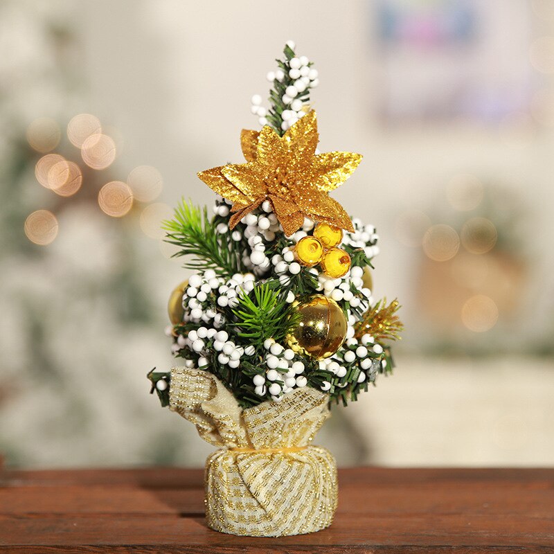 20cm bord juletræ dekoration fyrretræ mini xmas træ juledekorationfestival miniature træ år: 5