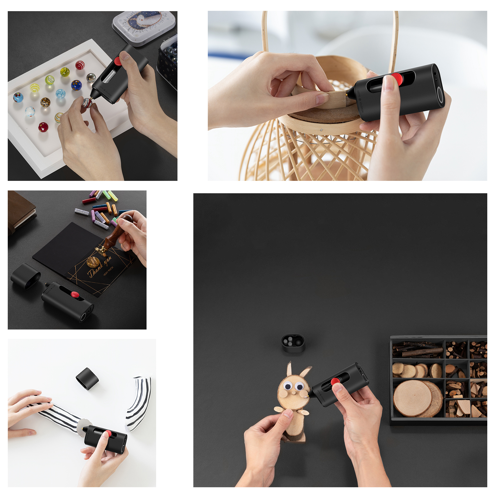 Xiaomi Wowstick Cordless Electric Hot Melt colla penna Gluer tipo-c ricaricabile fai da te Art Craft colla penna strumento di utilità domestica