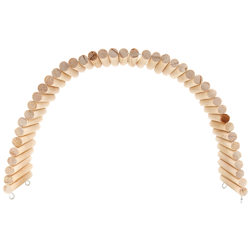 K5DC – échelle d'escalade pour Hamster, pont suspendu en bois pour cochons d'inde, Rats, hérisson, gerbilles, souris, planeur de sucre, petits animaux: 8x60cm