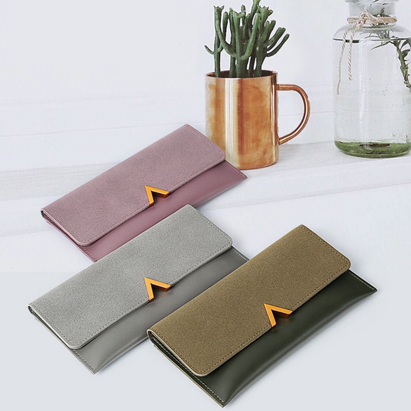 Long wallet ladies wallet purse card bag clutch bag PU leather wallet female кашелек для денег женский