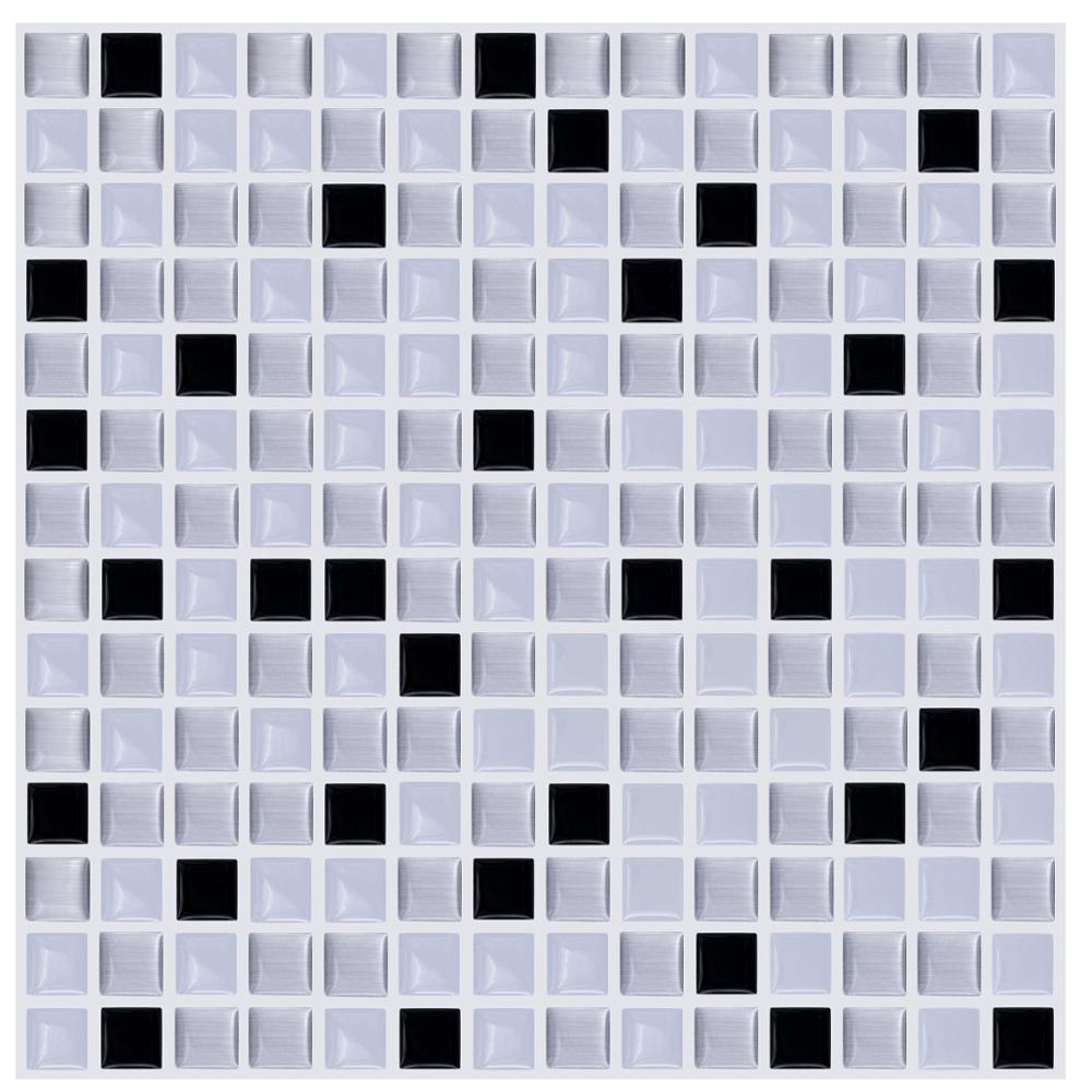 Dosseret de tuile de pelage et de bâton de 10 feuilles/paquet pour la de marbre de tuile de dosseret de Vinly décorative de cuisine 250X250mm: HY-M1001