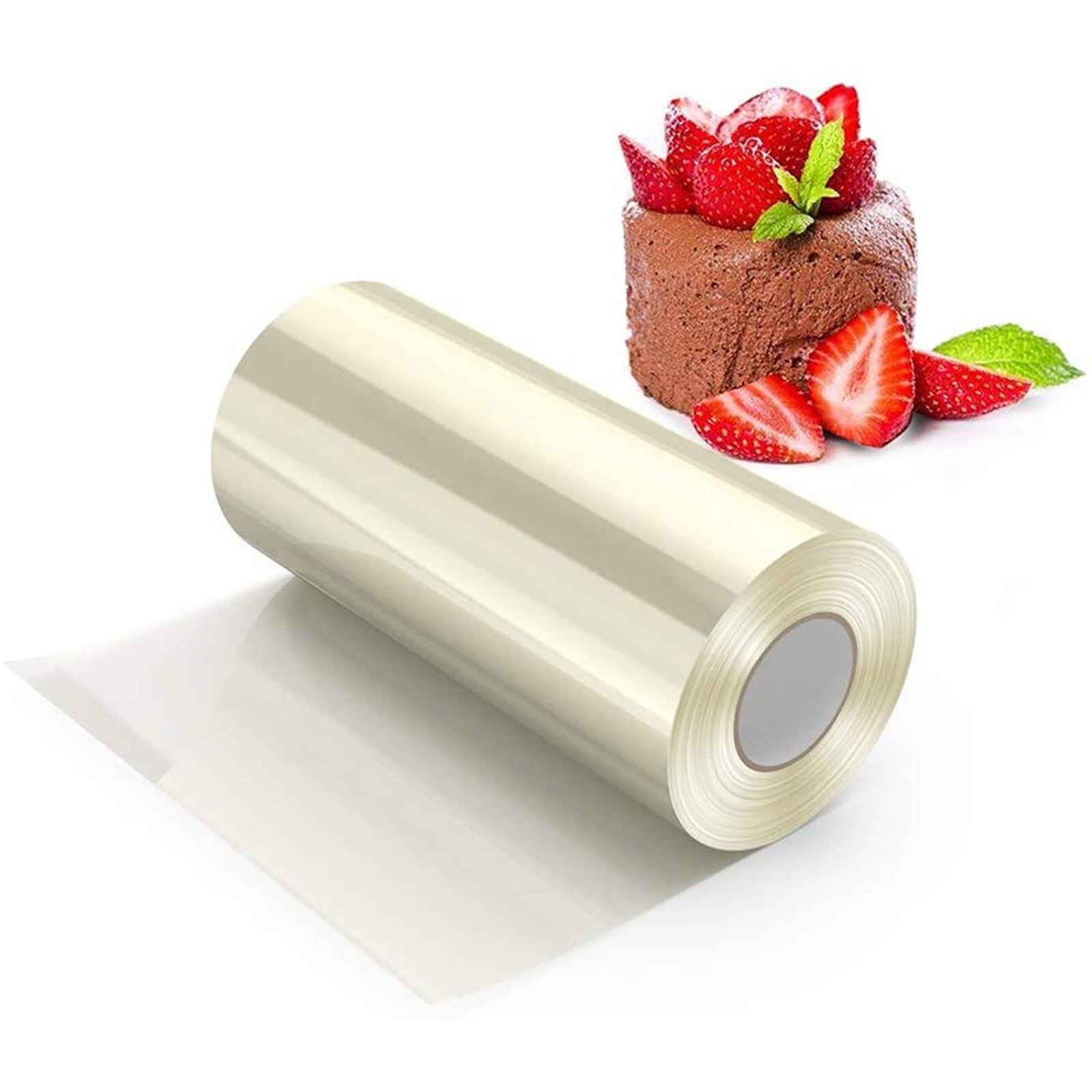 Cake Mold Film Transparent Cake Rolls Mousse Cake Acetate Sheets Chocolate Candy Wrapping Tape Strip Cake Decorating