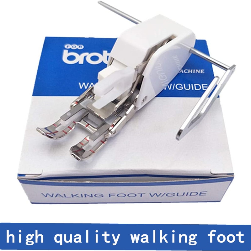 Piezas de accesorios de costura, prensatelas de Punta abierta para caminar para máquina de coser Brother, F062, F062N, XE1100001, SA188, 5AA7103