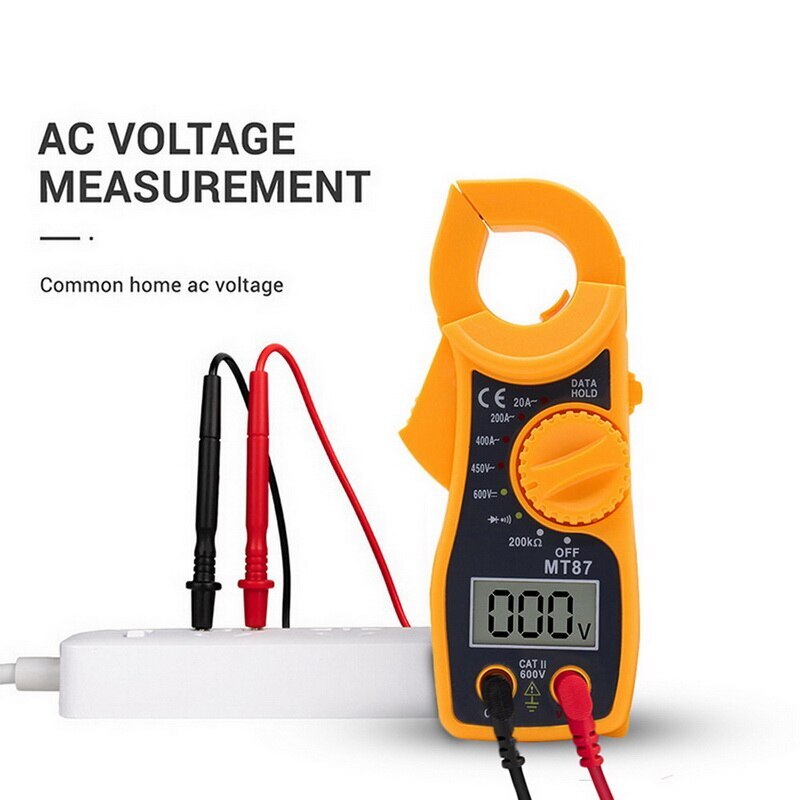 1 st lcd digital multimeter  mt87 / dcammeterresistens kondensator med testprob
