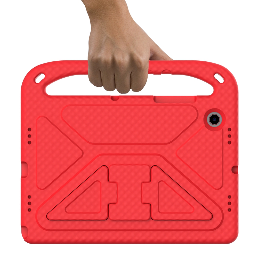 Case For Samsung Galaxy Tab A8 10.5 SM-X200 SM-X205 X200 X205 Shockproof Kids Safe EVA Kickstand Tablet Cover Coque #S: red / Tab A8 10.5 SM-X205