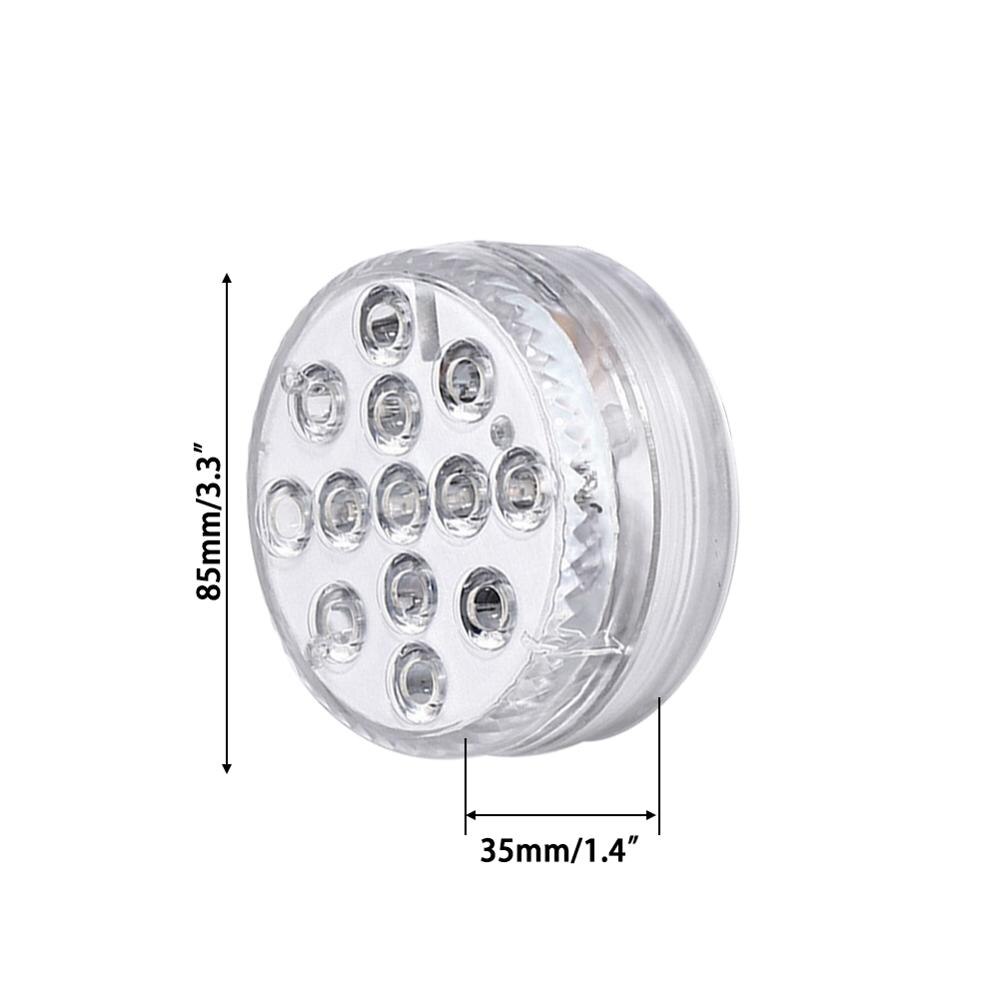 13 Led Rgb Zwembad Verlichting Waterdichte Afstandsbediening Dompelpompen Lichten Onderwater Night Lamp Tuin Zwembad Licht Voor Aquarium