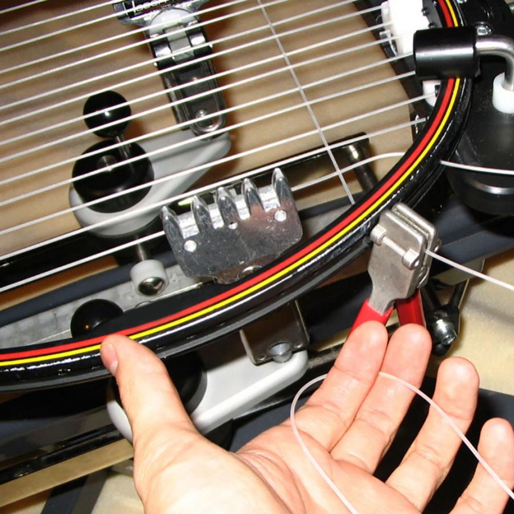 Tennis Badminton racchetta molla in metallo avviamento morsetto Stringing Starter Tool