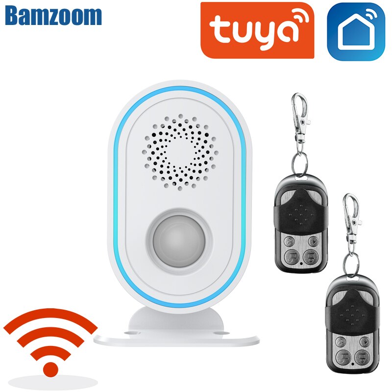 IOS Android APP Wireless Home Security Tuya WIFI Smart life Alarm System Intercom Remote Control Autodial Siren Sensor Kit