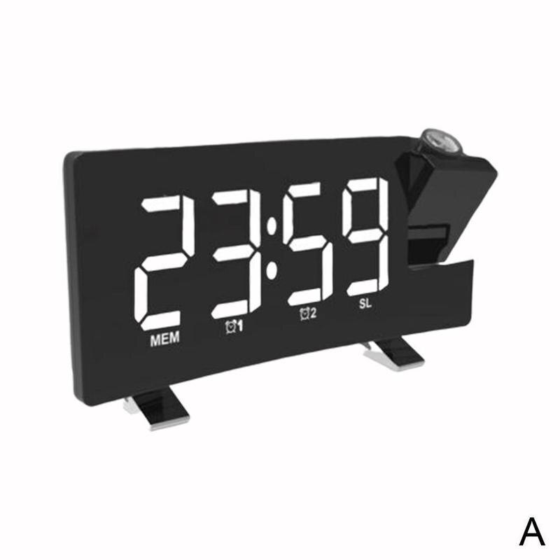 Radio projection alarm clock Large screen LED disp... – Grandado