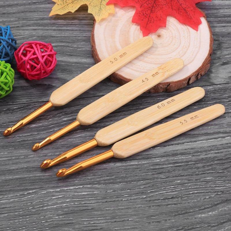 Conjunto de 8 unidades, gancho de ganchillo para manualidades de plástico de 2,5-6mm, manualidad de bordado con aguja para costura, Kit de manualidades, herramienta de telar, agujas de tejer