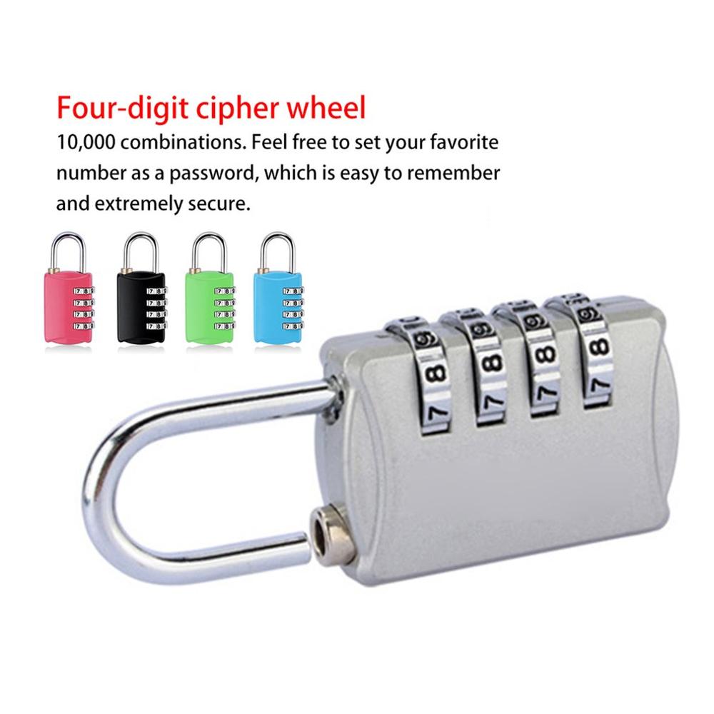 Mini maleta de equipaje TSA cerradura Dial número de dígitos combinación de código candado seguridad de viaje seguro cerraduras de contraseña