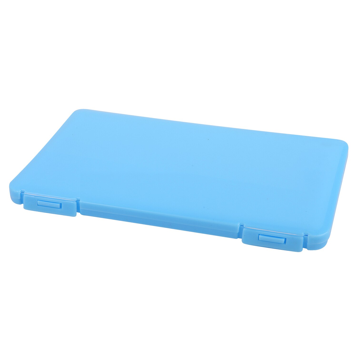 1Pcs Portable Face Mask Plastic Box Storage Box Convenient Carry Storage Case Face Shield Holder Travel Container Organizer: blue