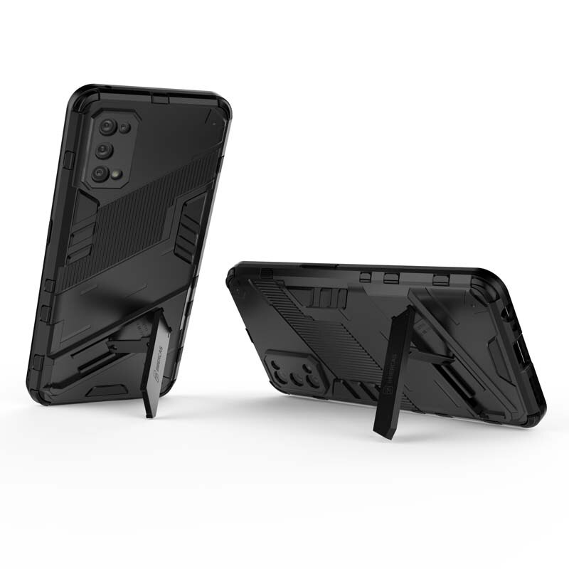 Funda armadura para teléfono Realme 7 Pro, carcasa de silicona a prueba de golpes, para Oppo Realme 7 4G 7Pro RMX2155