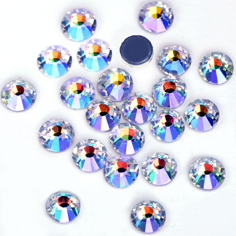 2028 Crystal Moon Night Hotfix Steentjes Maanlicht Plaksteen Crystal Fix Stones Strass Glitter Voor Handwerken Kleding Y3850