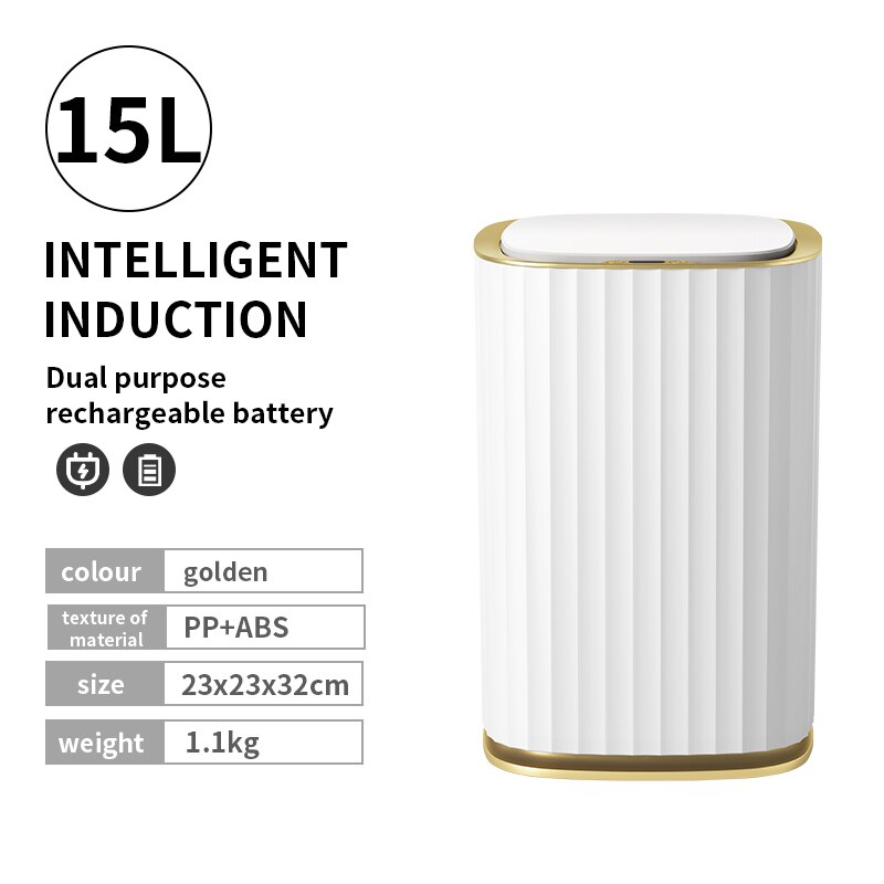 7L Smart Sensor Trash Can With aromatherapy Trash Bin Home Electronic kitche Rubbish Bin Toilet Waterproof Narrow Storage Bucket