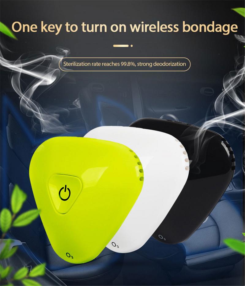 Auto O3 Air Cleaner Fresh Deodorizer Koelkast Garderobe Sterilisator Ozon Generator Ozonator Lithium Batterij Verse Koelkast Refrigerato