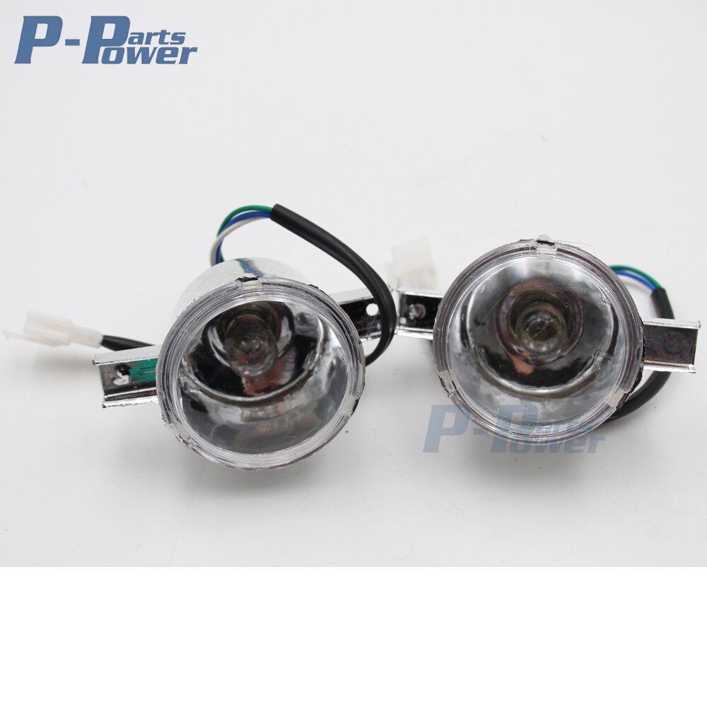 Pair Front Small Round Head Light Headlight for 50cc 70cc 90cc 110cc Utility style small Size ATV