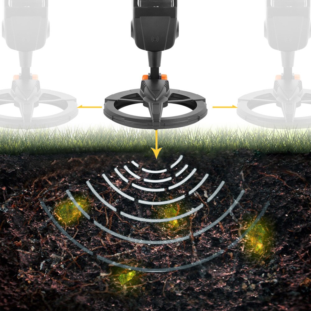 MD1008A Underground Metal Detector LCD Digital Display Hunter Detecting Pinpointer Gold Silver Jewelry Digger Treasure Finders