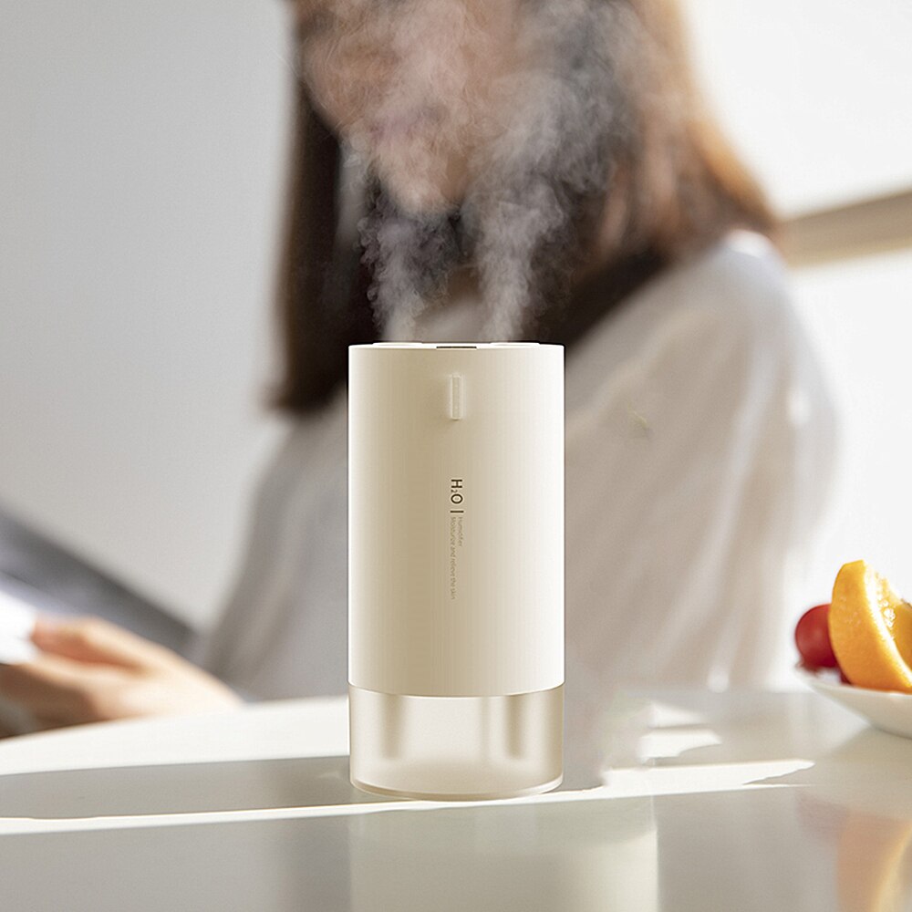 430Ml Draadloze Aromatherapie Humidifie Diffuser 2000Mah Batterij Oplaadbare Essentiële Olie Diffuser Auto Aroma Luchtbevochtiger Thuis