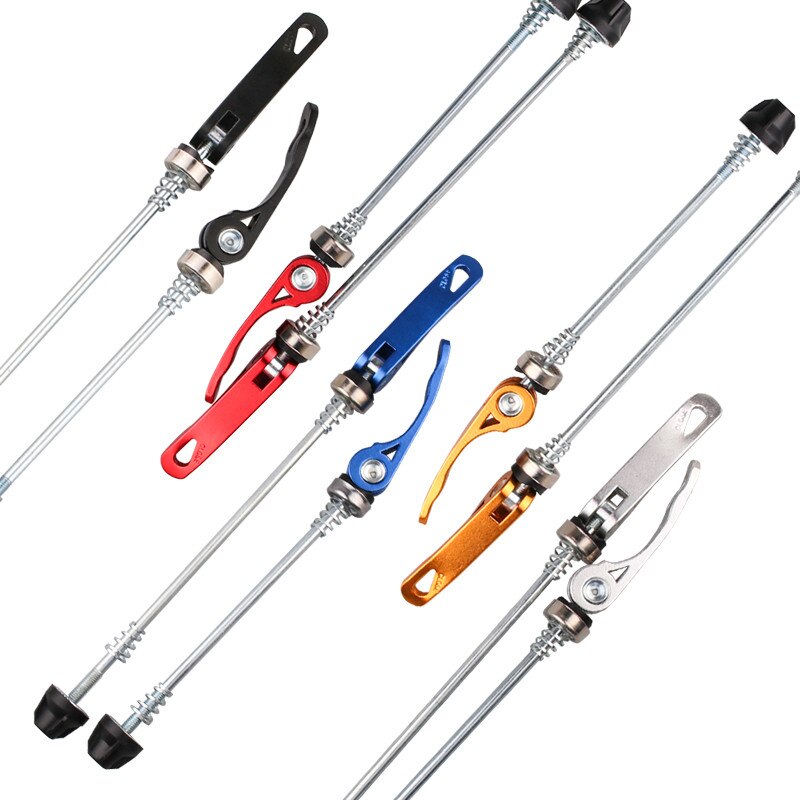 Brochettes de moyeu de roue de vélo avant et arrière QR, axe à dégagement rapide, levier de Clip pour vtt et vélo de route, axe arrière 175MM avant 145MM