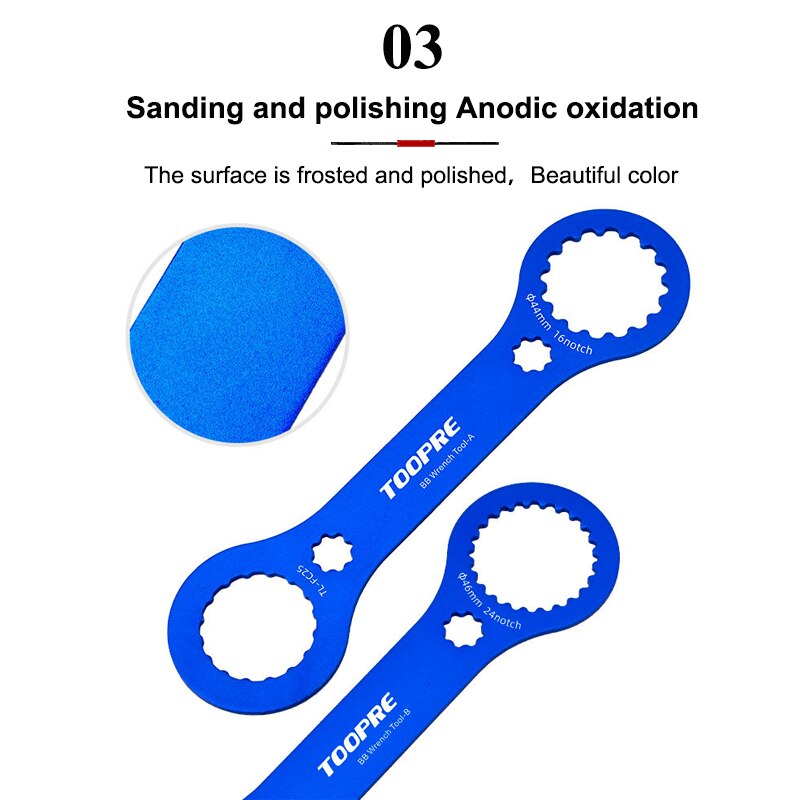 Fiets Trapas Sleutel 44Mm 46Mm 16 24 Notch Installatie Tool Voor BBR60 MT800 MT9100 Xdr Da Chassis reparatie Tool