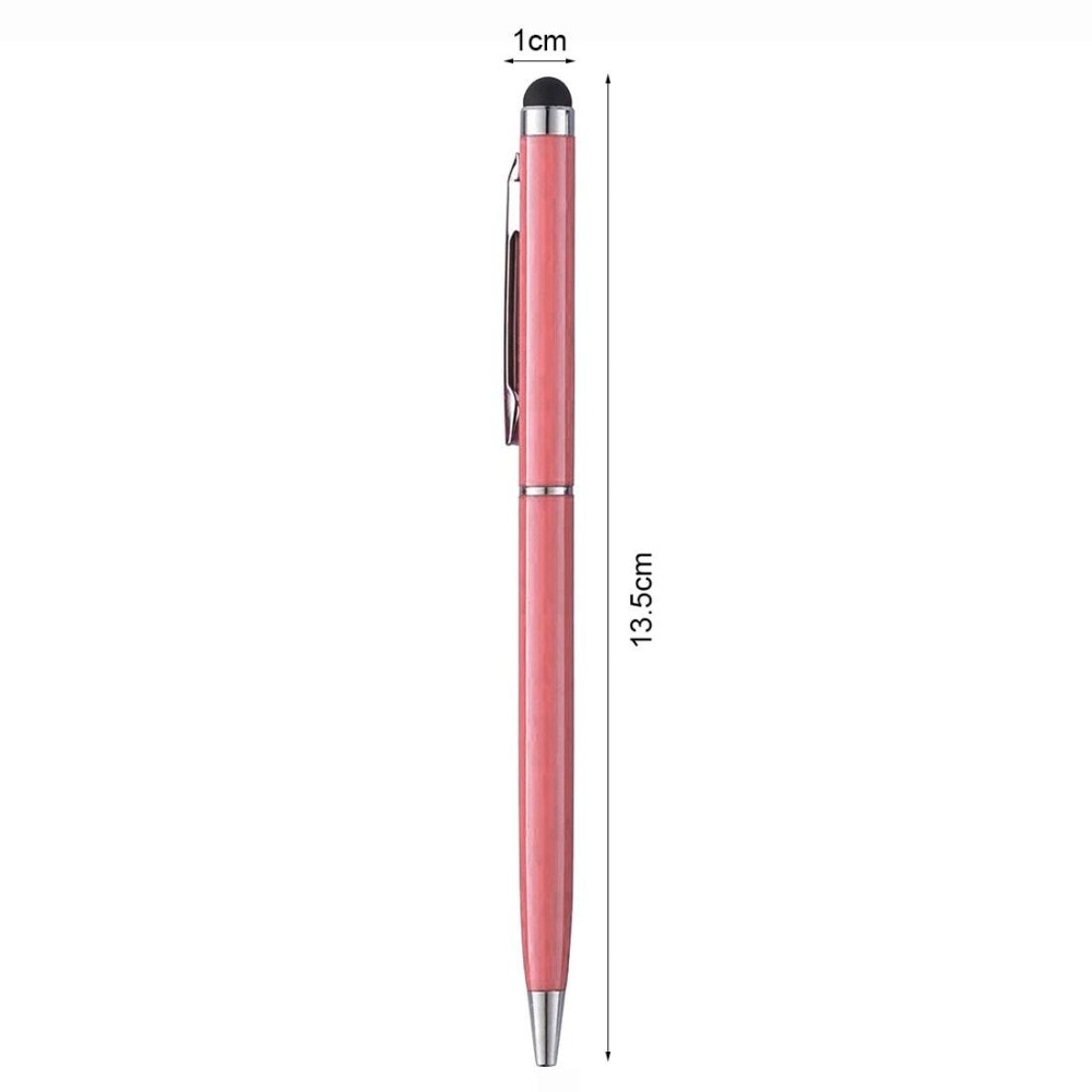 12 couleurs 1 pièces 5 pc/10 pièces 2 en 1 stylo à bille écran tactile stylet utile 2 en 1 tablette stylo pour Pad téléphone intelligent