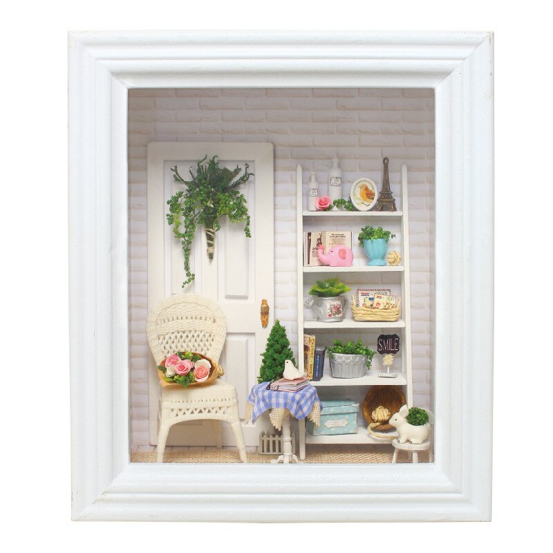 DIY Model House Kit - Creative Frame Design - Wall-Mounted Home Decoration