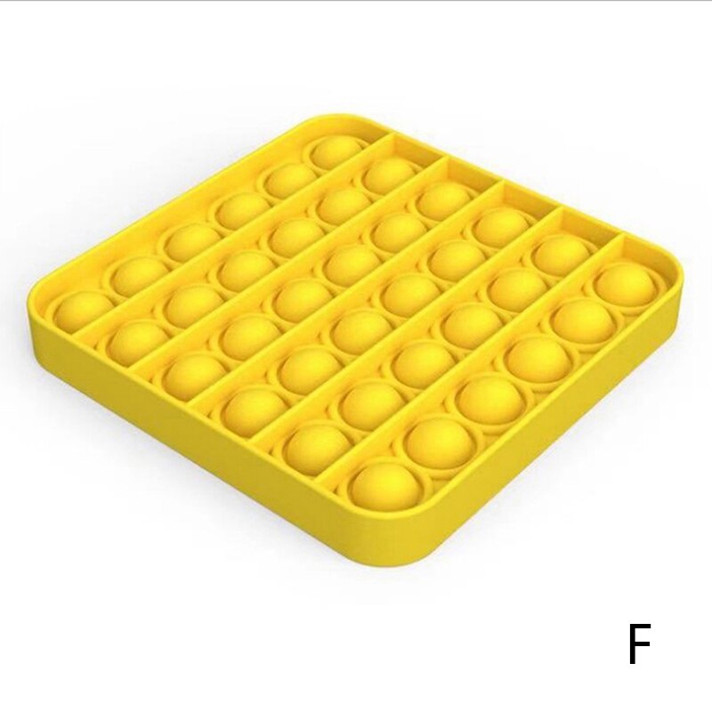 Push seine Silikon Sensorischen Zappeln Spielzeug Pop Blase Stress Relief Schiff Es Schnelle: Blau