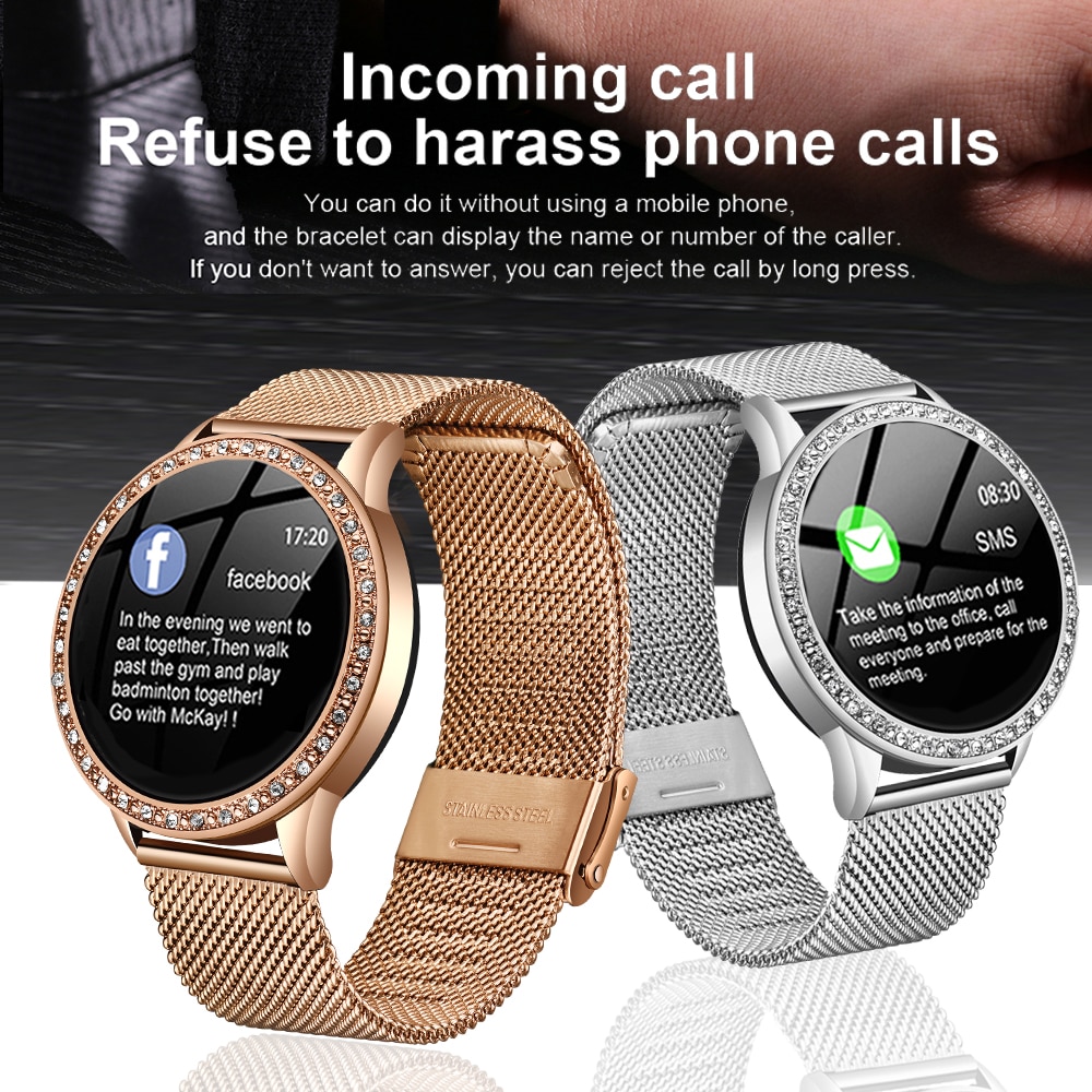 LIGE nouvelle montre intelligente femmes OLED couleur écran Smartwatch hommes Fitness Tracker moniteur de fréquence cardiaque pour Android IOS + Box