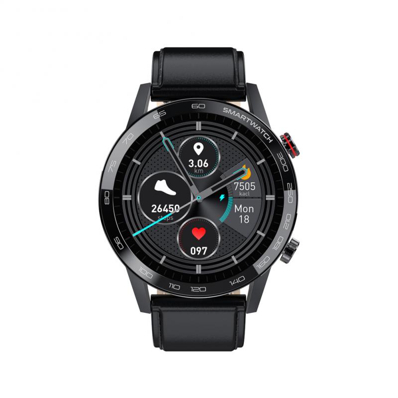 Nuovo Microwear L16 Astuto Della Vigilanza Degli Uomini di IP68 Impermeabile SmartWatch 360*360 ECG Pressione Sanguigna Frequenza Cardiaca di Sport Fitness Smartwatch: 01