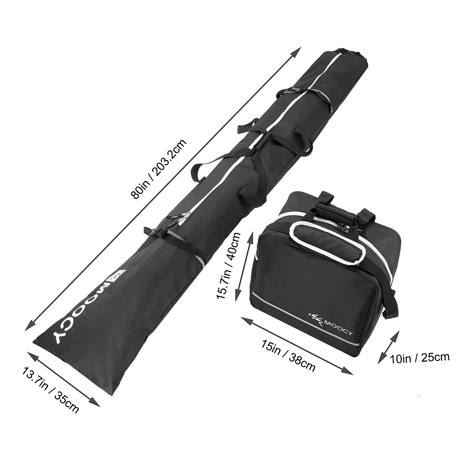 Snowboard e bota saco botas snowboard acolchoado saco de armazenamento mochila de esqui resistente a riscos inverno snowboard caso protetor